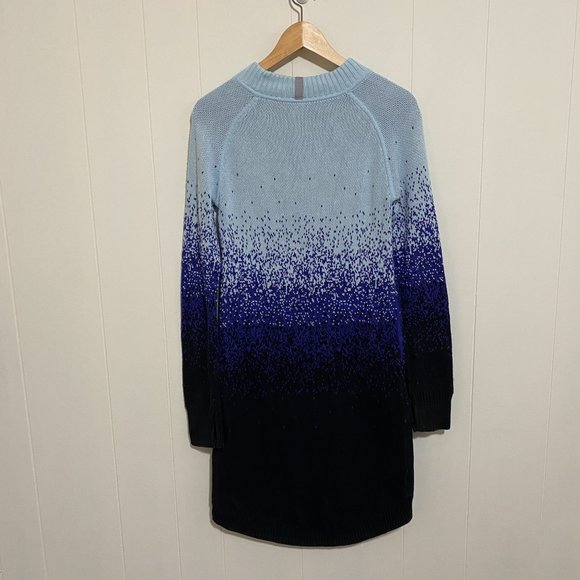 Ivivva Caspian Blue Ombre Warm Me Up Sweater Dress Size 14 Kids (Women's XS) - Picture 11 of 13
